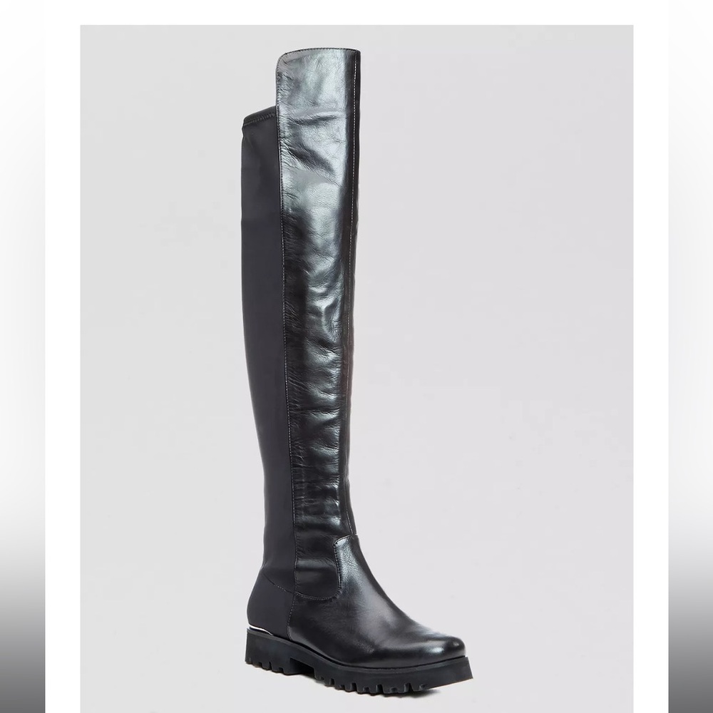 Donald J Pliner Roz over the knee tall lugsole boots size 6